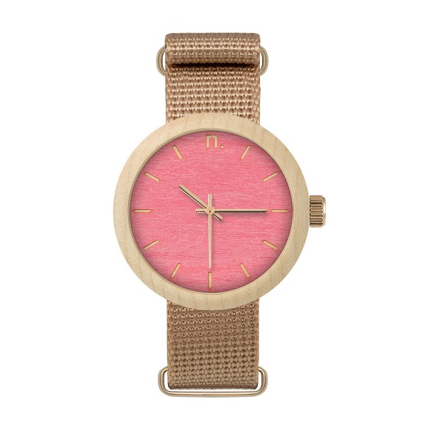 Drewniany zegarek damski new hoop 38 n068
